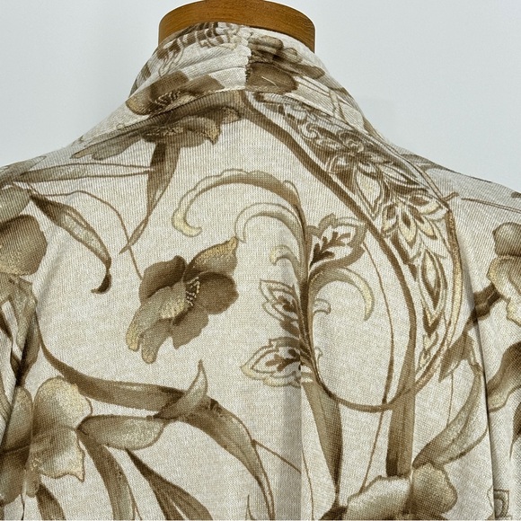 ALFRED DUNNER Jacket Tank Combo Open Front Women's Plus size 3x Floral Sweater - Picture 11 of 15